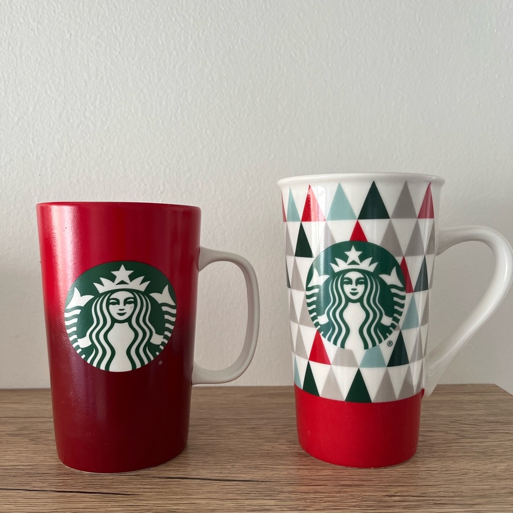 Set of 2 Starbucks Holiday Mugs